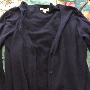 Navy blue cardigan